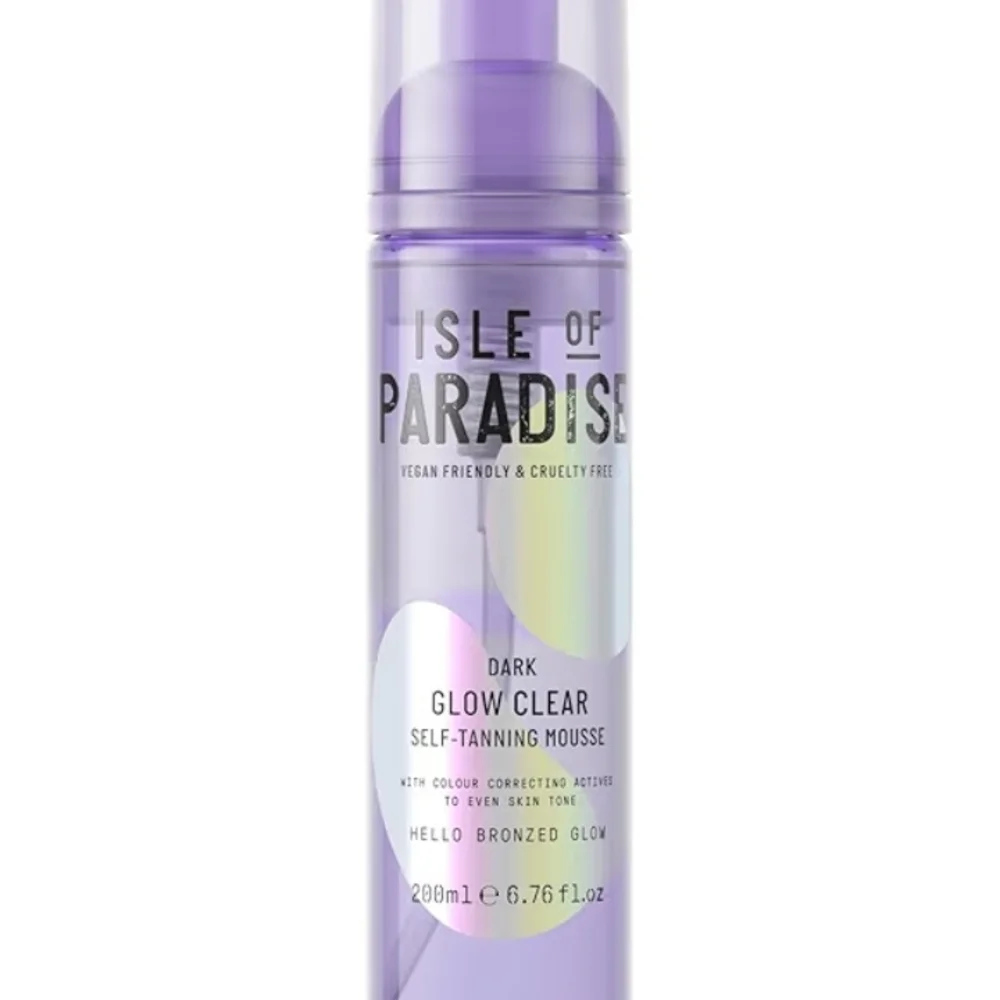 Isle of Paradise Dark Glow Clear Mousse - Purple